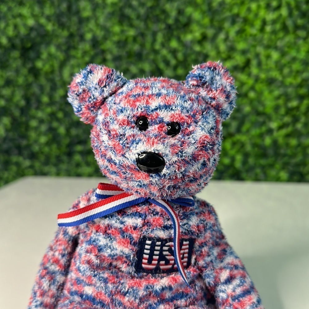 Rare Ty Beanie Babies "USA" Bear - Limited Edition Collectible 🌟 - Picture 7 of 11
